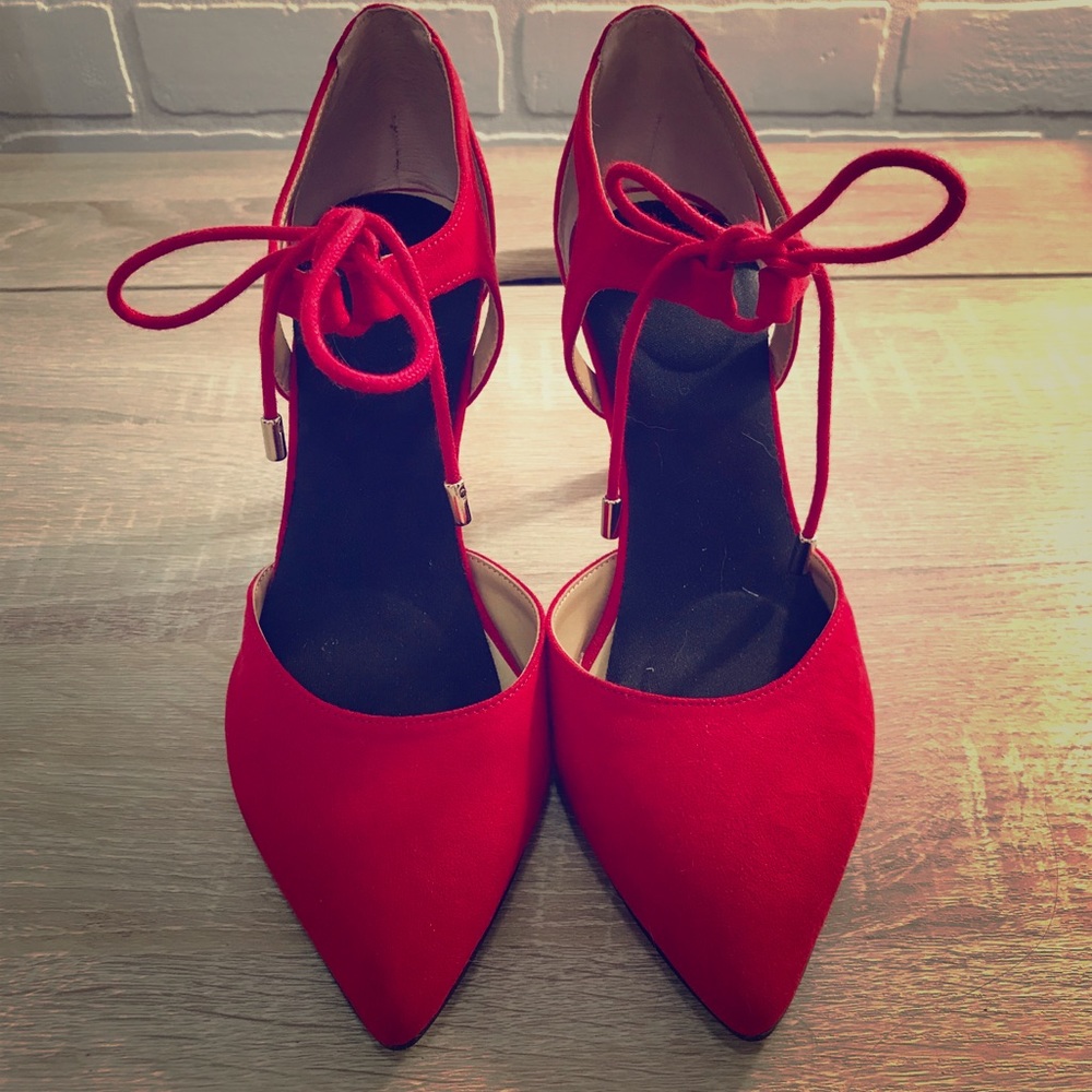 Red Unisa Amabella pumps